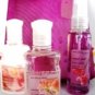 BATH & BODY WORKS SWEET PEA 2 OZ 3 PC MINI TRAVEL BATH SET