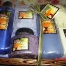 TUSCAN GARDENS ALOE VERA CAMOMILE 6 PC BATH SET WITH WOVEN BASKET