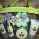 PRETTY GIRL SUGAR PLUM 5 PC BATH SET