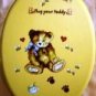 CHILD'S HAND PAINTED HUG YOUR TEDDY BEAR STOOL