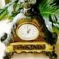 SERENGETTI HOME DECOR DESK CLOCK W/ MATCHING PHOTO FRAMES SET