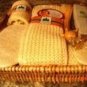 NATURAL ACCESSORIES BATH ITEM SET W/ WOVEN BASKET