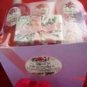 WILD ROSE 5 PC BATH SET WITH REUSABLE CONTAINER
