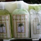 SIMPLE PLEASURE'S 5 PC COCONUT CREAM BATH SET