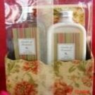 GARDEN OF ROMANCE SUNSET 2 PC BATH SET W/ MINI ORGANIZER