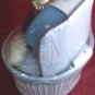 GARDEN PEONY 4 PC MINI BATH SET W/ WOVEN BASKET