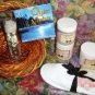 LILY & ORCHID 9 PC FOOT CARE SET W/ WOVEN BASKET