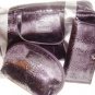 MODELLA 3 PC BROWN SNAKESKIN TRAVEL COSMETICS SET