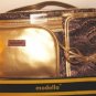 MODELLA 3 PC BROWN TRAIN TRAVEL COSMETICS SET