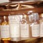 HONEY ALMOND MINI 5 PC TRAVEL BATH SET W/ VINYL CARRYING CASE