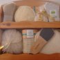 ESSENTIAL DESIGN 8 PC NATURAL BATH ACCESSORIES SET