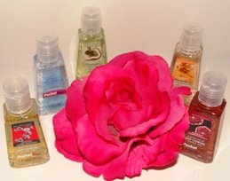 BATH & BODY WORKS 5 PC POCKET ANTI-BATERIAL HAND GELS