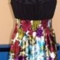 LUCIE LU ANTOINETTE SMOCK EMPIRE SLEEVELESS WATERCOLOR WOMEN'S DRESS, SIZE, 3X