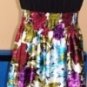 LUCIE LU ANTOINETTE SMOCK EMPIRE SLEEVELESS WATERCOLOR WOMEN'S DRESS, SIZE, 3X
