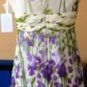 JNY WOMEN'S ANTIQUE CREAM SLEEVELESS GARDEN DRESS, SIZE 4