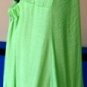 GARICA WOMEN'S RUFFLE LIME GREEN OPEN BACK W/ CRISSCROSS STRAPS DRESS, SIZES S, M, L