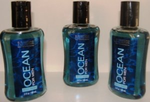 BATH & BODY WORKS OCEAN 3 PC TRAVEL BATH SET FOR MEN