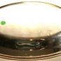 SILVER PLATED ROUND PLATTER SERVER W/ ROLLED RIM