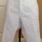 PZI CLASSIC WOMEN'S WHITE CAPRI  DENIM SHORTS, SIZES 12,16