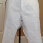 PZI CLASSIC WOMEN'S WHITE CAPRI  DENIM SHORTS, SIZES 12,16