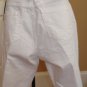 PZI CLASSIC WOMEN'S WHITE CAPRI  DENIM SHORTS, SIZES 12,16