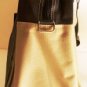 UNISEX LARGE CANVAS TRAVEL DUFFEL BAG BEIGE & BROWN
