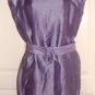 DEMOISELLE WOMEN'S PURPLE SLEEVELESS BELTED DRESS, SIZE 8