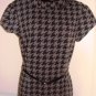 JNY WOMEN'S GREY/BLACK KNIT AUDREY COLLAR CHEMISE DRESS,SIZES 10,12