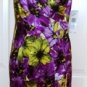 JNY WOMEN'S SLEEVELESS MULTI-FLORA V-NECK SPRING FEVER DRESS, SIZES 6,8