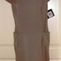 MARC NEW YORK WOMEN'S TAN PATCHED POCKETS CAP SLEEVES DRESS, SIZES 10,14