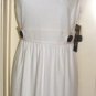 MUSE SLEEVELESS IVORY WOMEN'S DRESS W/ LARGE COLLAR, SIZES 4