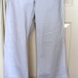 PZI CLASSIC WOMEN'S WHITE DENIM WIDE LEG JEANS, SIZE 18-34/R