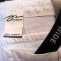 PZI CLASSIC WOMEN'S WHITE WIDE LEG DENIM JEANS, SIZE 10-34R