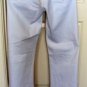 PZI CLASSIC WOMEN'S WHITE DENIM WIDE LEG JEANS, SIZE 14-34R