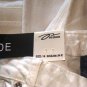 PZI CLASSIC WOMEN'S WHITE DENIM WIDE LEG JEANS, SIZE 14-34R