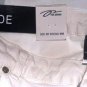 PZI CLASSIC WOMEN'S WHITE DENIM WIDE LEG JEANS, SIZE 18-34/R