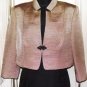 TAHARI WOMEN'S CHAMPANE/BLACK JACKET DRESS, SIZES 12,14