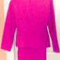 ISABELLA 2 PC WOMEN'S SWANKY FUCSHIA SUIT JACKET, SIZES 8