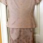 ISABELLA 2 PC WOMEN'S BEIGE CHIC & CLASSY SUIT JACKET, SIZES 8,14,18