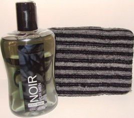BATH & BODY WORKS 2 PC MEN'S NOIR TRAVEL BATH SET