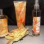 BATH & BODY WORKS 3 PC WILD HONEYSUCKLE BATH SET
