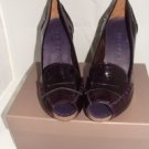 APEPAZZA WOMEN'S PEEP TOE PLUM PATENT LEATHER DRESS SHOE, SIZES 7,9,10 APEPAZZA WOMEN'S PEEP TOE PLUM PATENT LEATHER DRESS SHOE, SIZES 7,9,10