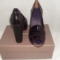 APEPAZZA WOMEN'S PEEP TOE PLUM PATENT LEATHER DRESS SHOE, SIZES 7,9,10
