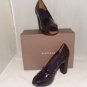 APEPAZZA WOMEN'S PEEP TOE PLUM PATENT LEATHER DRESS SHOE, SIZES 7,9,10