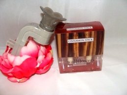 BATH & BODY WORKS 3 PC CINNAMON STICK FRAGRANCE REFILL BULBS W/ NIGHT LIGHT WALLFLOWER UNIT