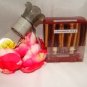BATH & BODY WORKS 3 PC CINNAMON STICK FRAGRANCE REFILL BULBS W/ NIGHT LIGHT WALLFLOWER UNIT