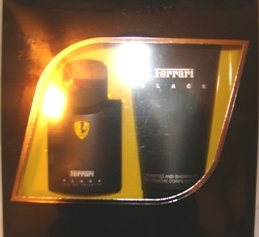 FERRARI BLACK 2 PC MEN 2.5 OZ COLOGNE & BODY GIFT SET