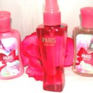 BATH & BODY WORKS PARIS AMOUR 3 PC MINI TRAVEL BATH SET