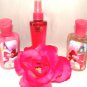 BATH & BODY WORKS PARIS AMOUR 3 PC MINI TRAVEL BATH SET