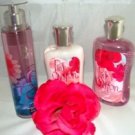 BATH & BODY WORKS PINK CHIFFON 3 PC BATH GIFT SET